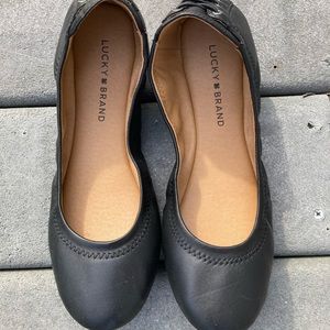 Lucky Brand Black Flats
